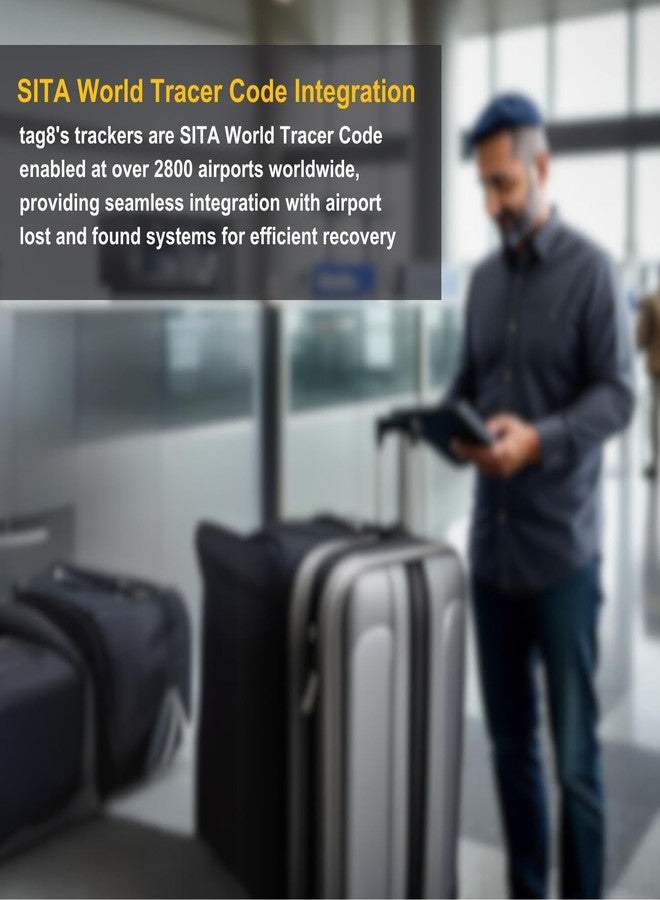 tag8 [Pack 2] tag8 Portugal Flag Smart Luggage tag |Trendy Luggage tag ID Identification | Suitcase Tag | Fashionable Digital Name tag | Airline Compliant, SITA World Tracer Code Enabled | Gift idea - Image 5